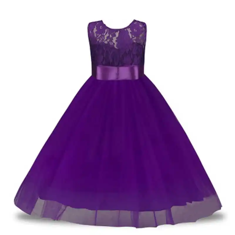 New Little Princess Lace Dress For Girl Clothes Children Party Dresses Teenager Evening Wear Prom Wedding 5-14Year | Детская одежда и