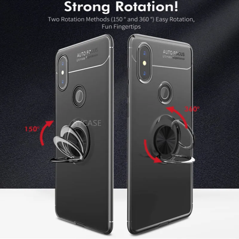 SYCASE Metal Magnetic holder phone case For Samsung S7edge S8 S9 Plus Note 8 9 Full Protective Car Holder Plain Soft cover |