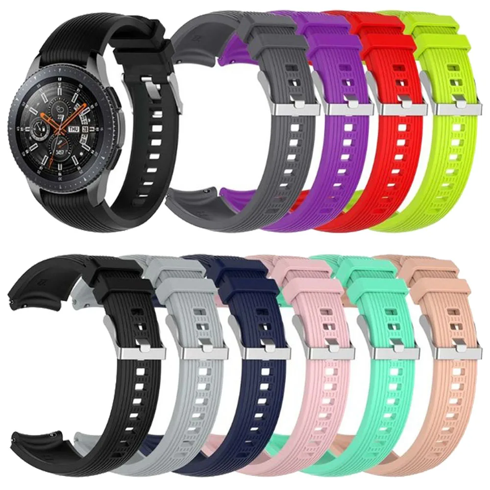 Ремешок 20 22 мм для Galaxy watch 46 браслет Samsung Gear sport S2 S3 Classic Frontier huami amazfit pace Bip BIT