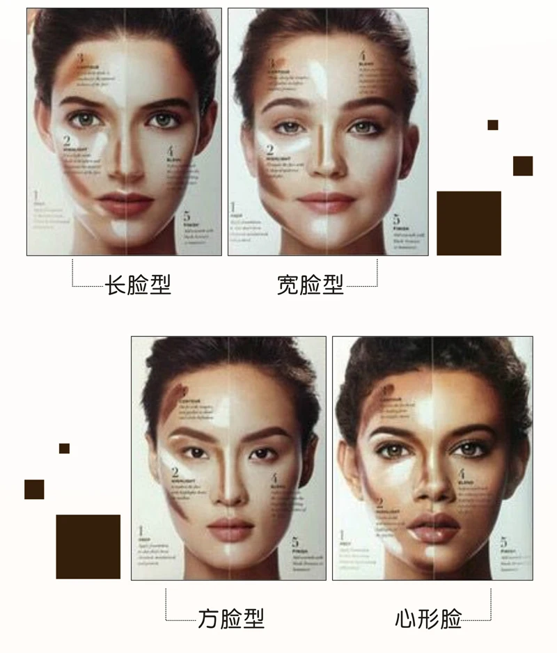 3D Макияж лица корректор контурный Stick осветитель Highlighter ЛИЦА корректоры для