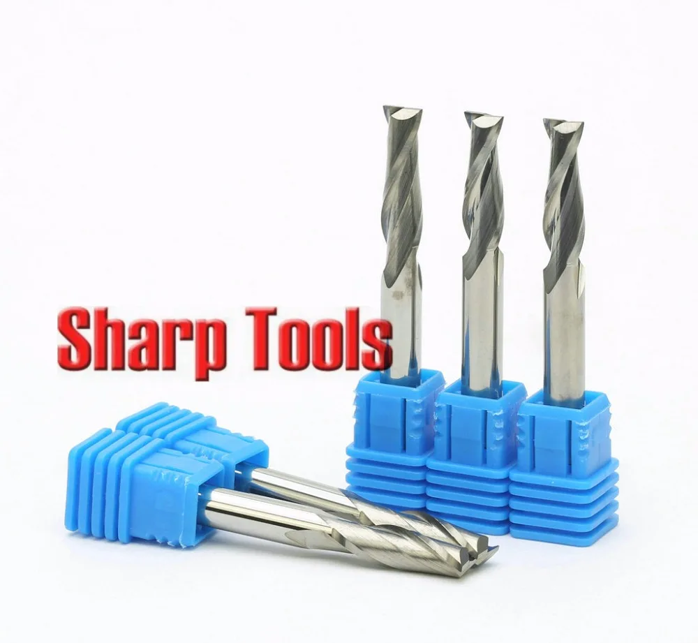 

10pc 6*25MM 2 Flute Tungsten Carbide Milling Cutter Router Bit CNC Tools for MDF Acrylic Spiral End Mills Cutting Engraving Bit