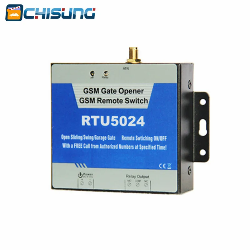 

GSM Gate Opener Relay Switch Remote On/Off Switch Access Control Wireless Door Opener By Free Call SMS 850/900/1800MHz RTU5024