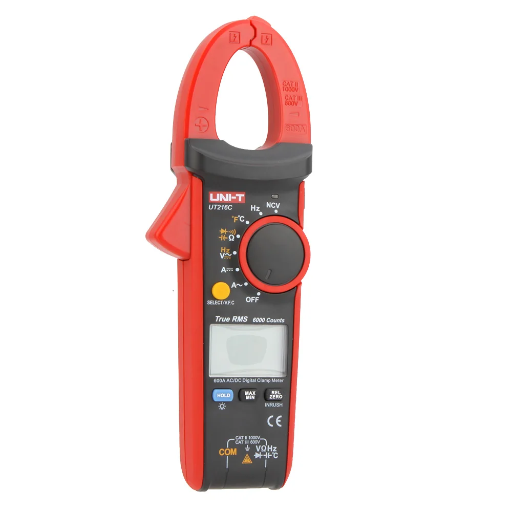 UNI T UT216C 600A True RMS Цифровые токоизмерительные приборы Автоматический диапазон