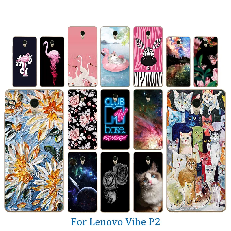 Мягкий чехол из ТПУ Для Lenovo Vibe P2 P2a42 для телефона с рисунком лошади P2/P2 P2c72