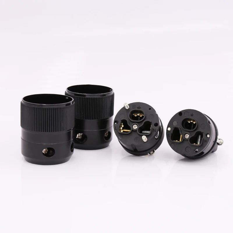 Одна пара штепсельных вилок американского стандарта + штепсельная вилка IEC для