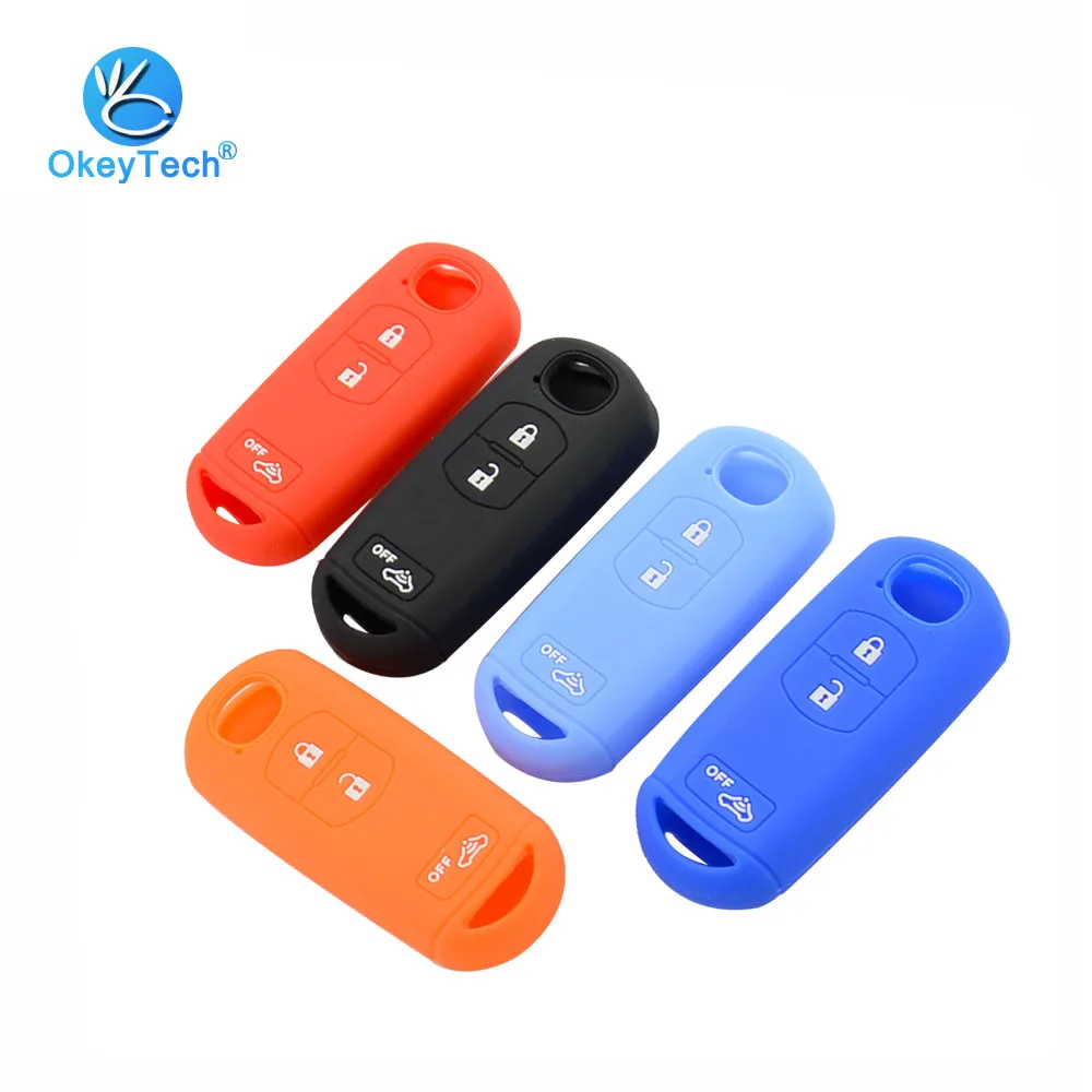Чехол для автомобильных ключей OkeyTech силиконовый резиновый чехол защитный кожи 2 +