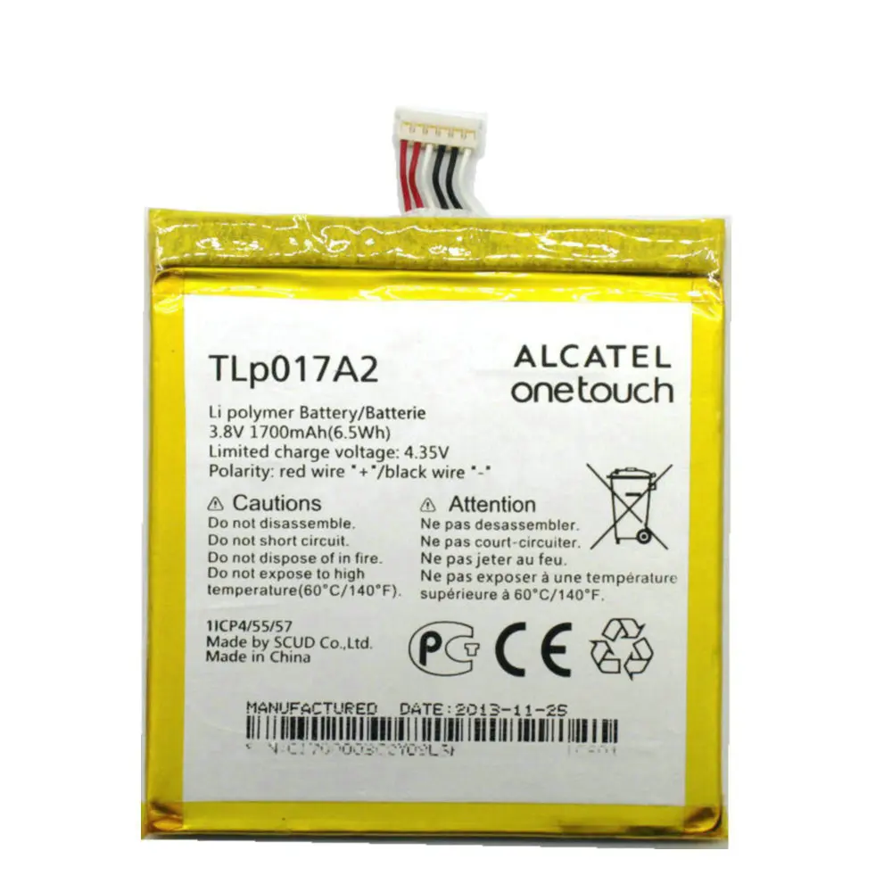Высококачественный аккумулятор 1700 мАч для телефона Alcatel one touch Idol 2 6050 | Мобильные