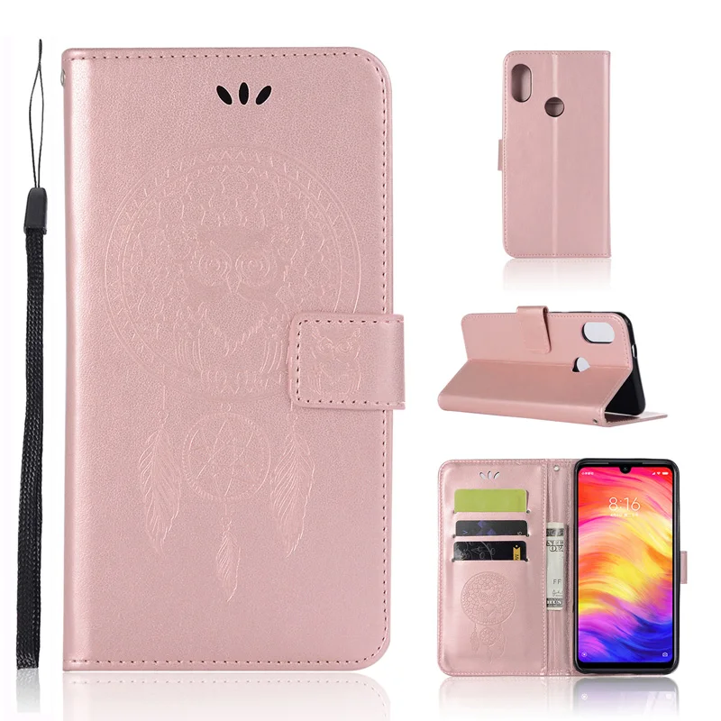 Чехол-книжка с совой из искусственной кожи для Funda Xiao mi Red mi 7 7A Note 8 PRO 7 6 5 Pro Чехол mi A3 mi 9 Lite CC9 E Чехол для мобильного телефона