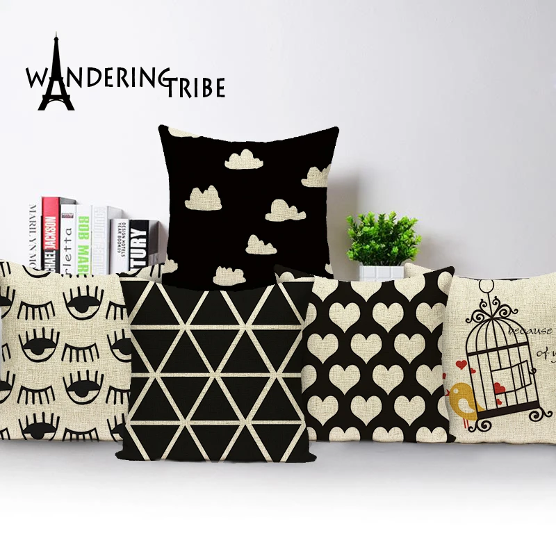 2017New домашний текстиль дома decorwhite подушки coverwhite облако глаза овец мягкий
