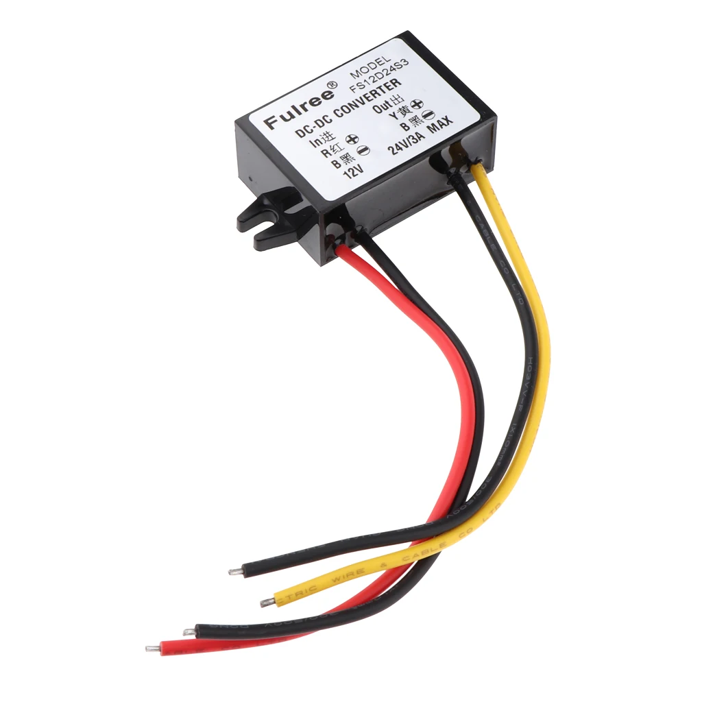 

DC to DC Converter Boost Module 9-22V to 24V 3A 72W Step Up Voltage Regulator