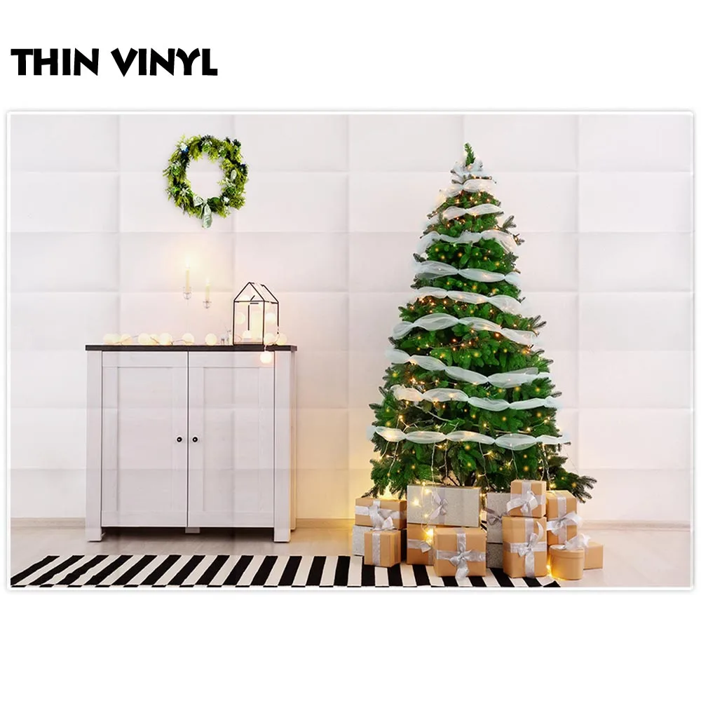 Allenjoy backgrounds for photo studio christmas living room gift tree white celebrate booth Background | Электроника
