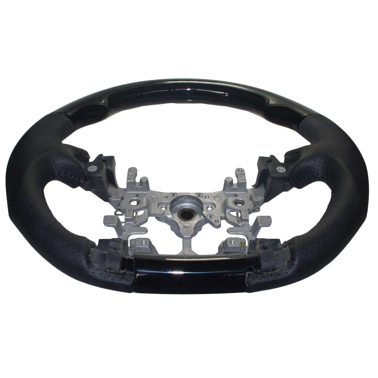 Черное Кожаное Спортивное Рулевое колесо для пианино 2010-2015 Toyota PRIUS Hybrid ZVW30 35 40 41