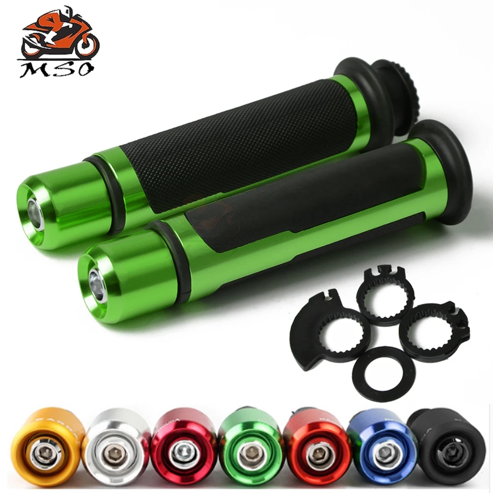 Мотоцикл 22 мм 7/8 &quotРуль Ручка Бар Захваты Конец для Kawasaki ZX 9 9R 500R ZR 10R 6R ниндзя 750 H2R
