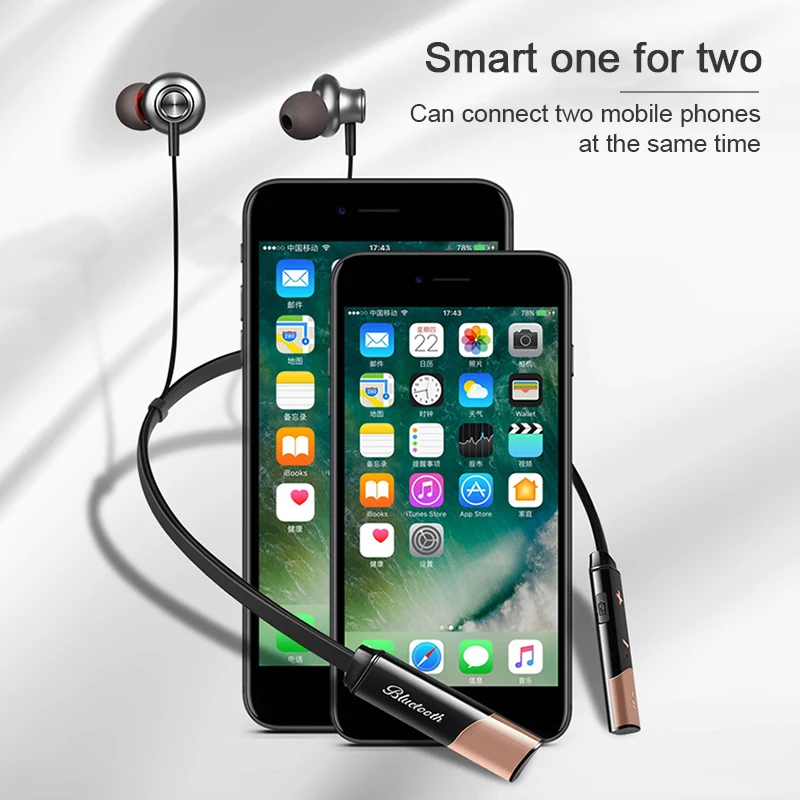 Y10 Спортивные Беспроводные наушники Bluetooth водостойкие HiFi бас гарнитура шум