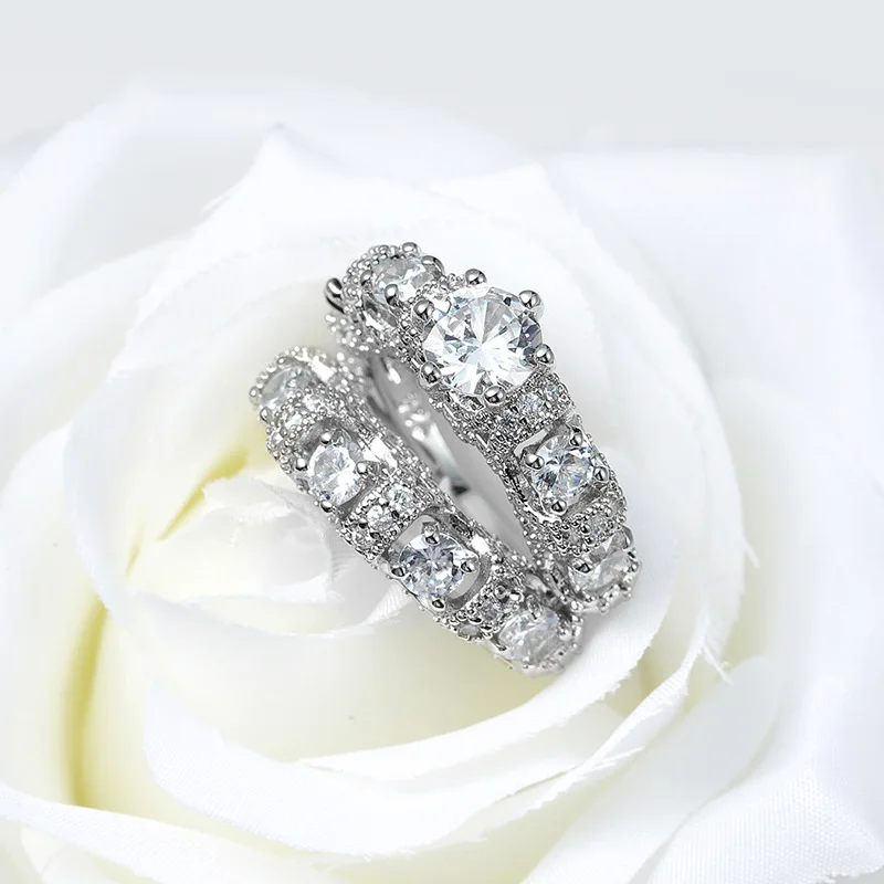 2020 современное изысканное женское обручальное кольцо с фианитом Стразы