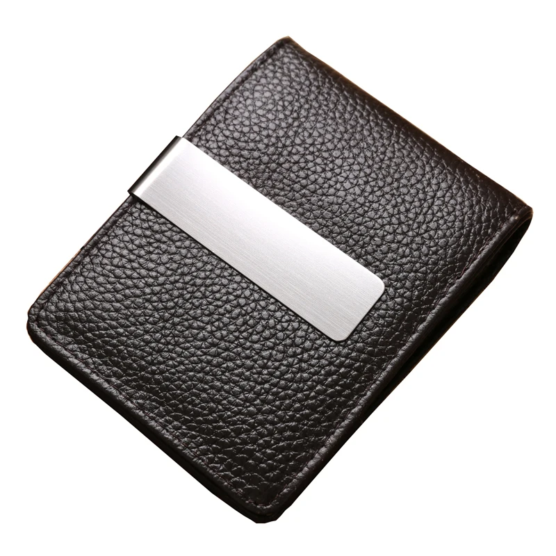 Модные мужские кошельки из натуральной кожи зажимы для денег короткий Карманный