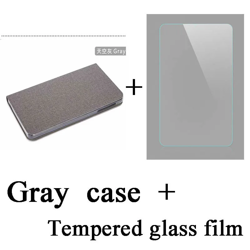 M8--Gray-TG Film Высокое качество Передняя Поддержка Стенд чехол для alldocube M8 8 дюймов планшетный ПК закаленная пленка для m8+ стилус - Цвет: M8--Gray-TG Film