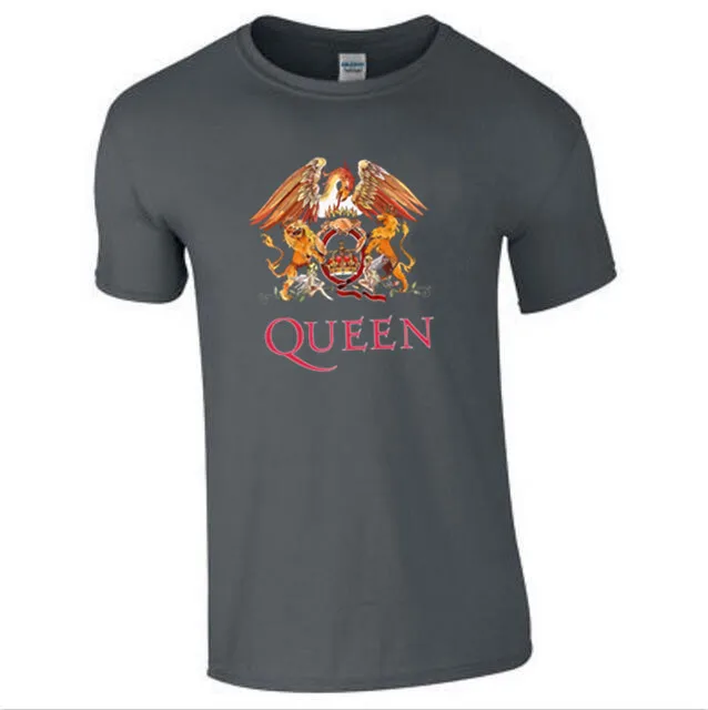 Мужская футболка с логотипом Queen Crest Mercury Rock унисекс 2019|Мужские футболки| |