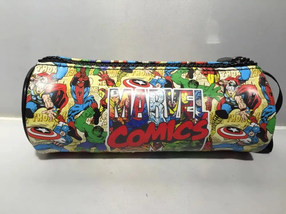 Marvel Comics Канцтовары пенал Супермен Бэтмен Капитан Америка Человек-паук Железный человек Дэдпул Длинные молнии ручка кошельки - Цвет: 17