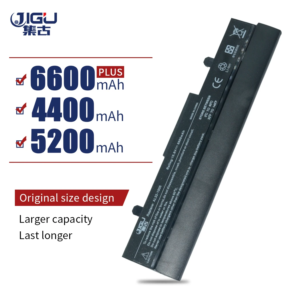 Аккумулятор JIGU на 6 ячеек для Eee PC 1005HA ноутбука 1001 1101 1101HA 1001PXD|eee pc 1001|battery for laptopeee