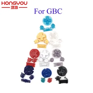 Пластиковые кнопки включения и выключения клавиатуры для Gameboy цвет GBC цветные кнопки для GBC D колодки A B кнопки