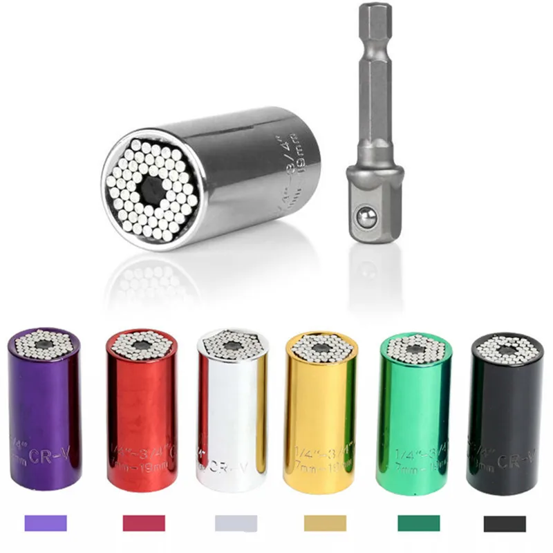 Универсальная розетка 2 шт./компл. Универсальный Регулируемый реверсивный ключ