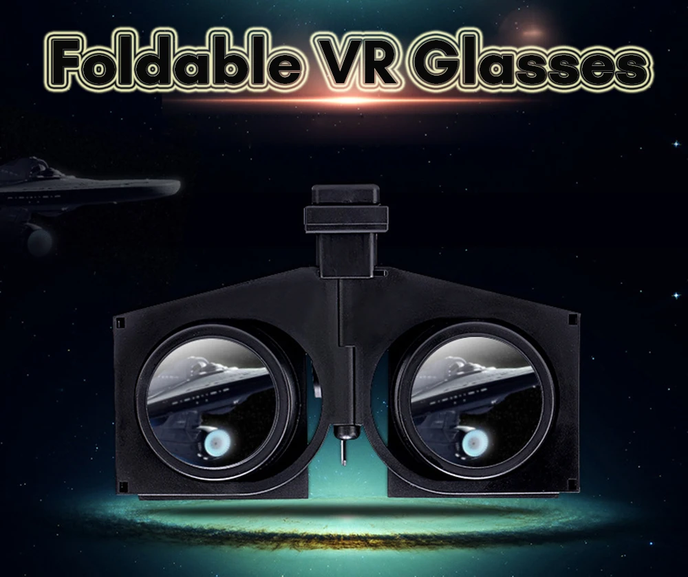 XIAOWU VR раза V1 Google Cardboard коробка Портативный складной виртуальной реальности 3D очки