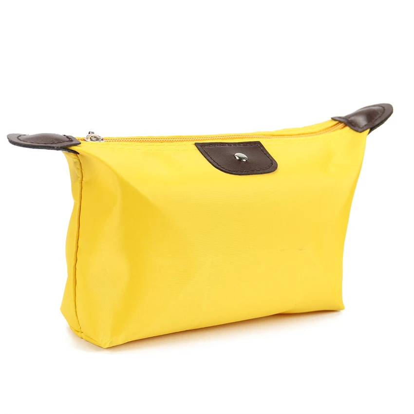 Yellow 1 шт. многофункциональная косметичка, женская сумка-Органайзер для косметики, Женская сумочка, нейлоновая сумка для хранения, сумка для мытья, 5 цветов - Цвет: Yellow