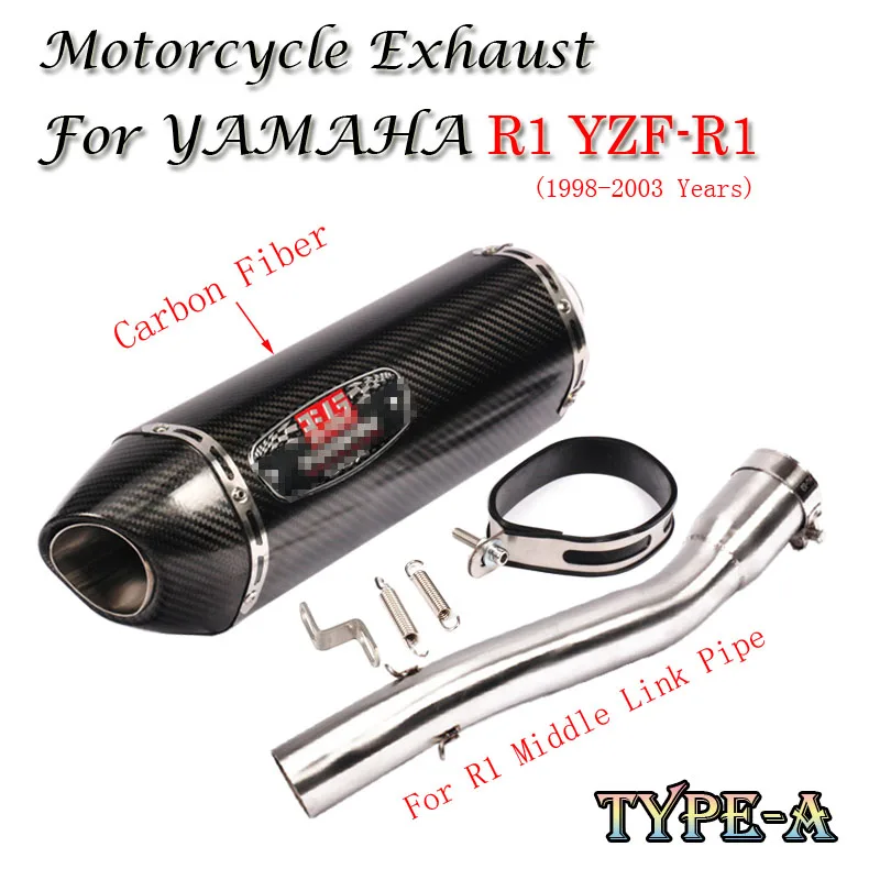 Выхлопной глушитель для мотоцикла Yamaha R1 YZF-R1 1998-2003 Yoshimura съемный дБ среднее