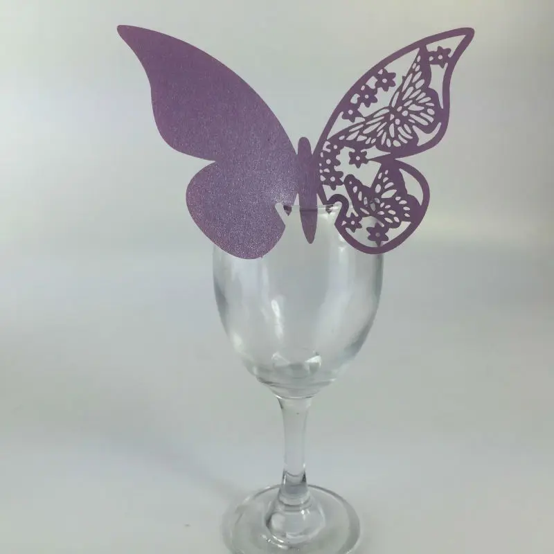 Фотообои с лазерной резкой бумажные открытки декор для стола бокалы вина