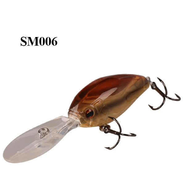 SM006 TAF Crank Bait 63 мм 20,2 г плавающие 4,0 М рыболовные приманки ABS пластик Isca рыболовные приманки для ловли карпа 3D глаза воблеры - Цвет: SM006