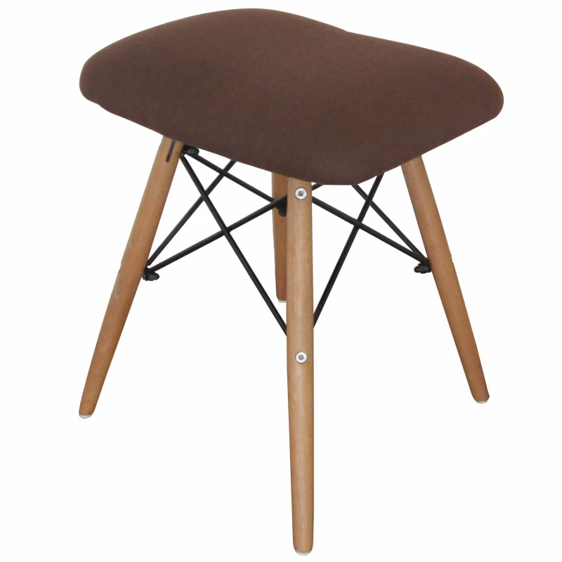 Скандинавский стул без спинки простой современный Маникюрный Стол деревянный