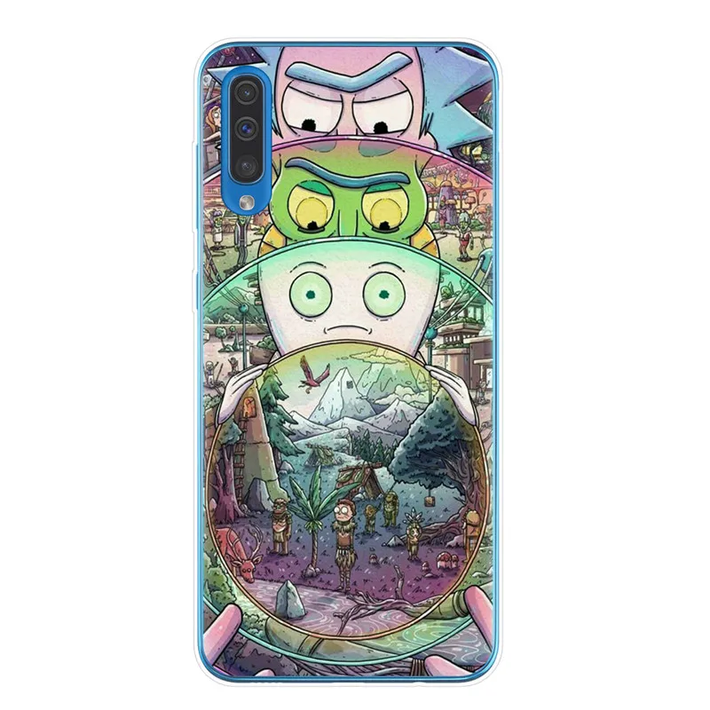 T6359 Cartoon Rick And Morty Soft TPU Case For Samsung J3 J5 J7 A7 A9 A6 A8 J4 J6 Plus A10 A20 A30 A40 A50 A70 Cover - Цвет: T6359