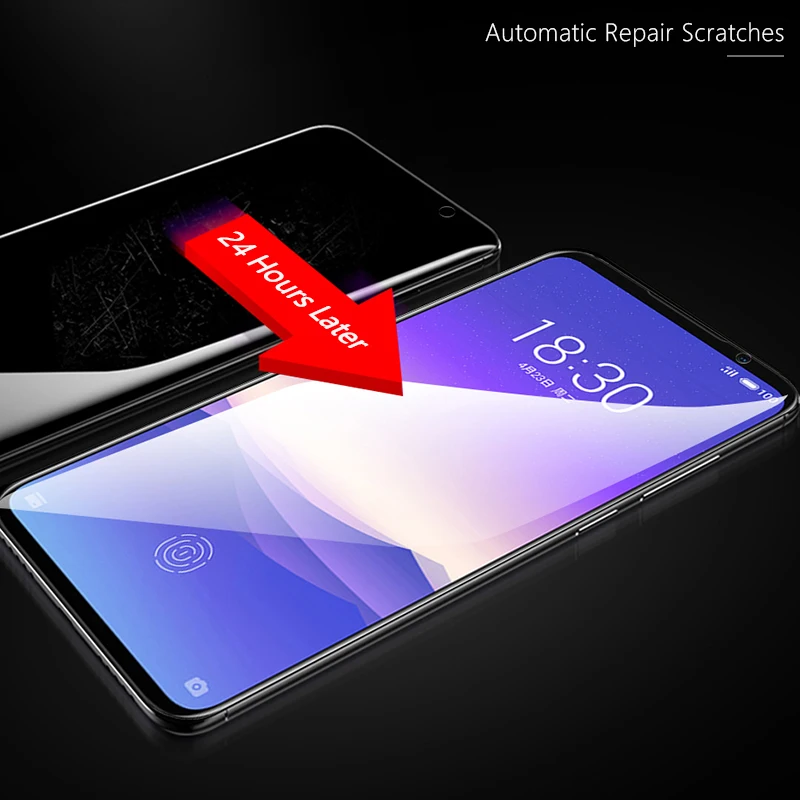 CHYI 3D изогнутая пленка для Meizu Note 9, защита экрана 6,2 дюймов, 16 s, полное покрытие, нано Гидрогелевая пленка с инструментами, не закаленное стекло