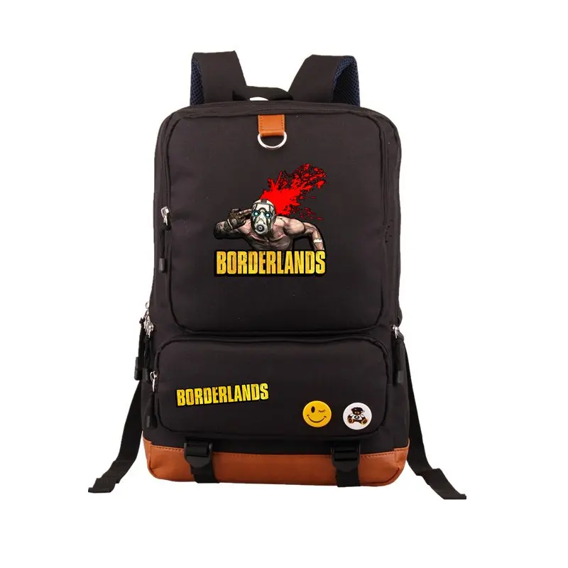 043005 Горячая игра borderland рюкзак черный школьные сумки Bookbag Косплей геймер Дети Подростки плечо ноутбук дорожные сумки подарок - Цвет: 043005