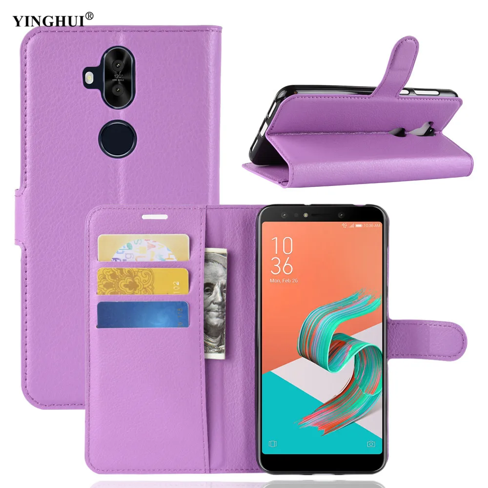 Роскошный чехол для Asus Zenfone 5 lite ZC600KL кошелек Флип PU Кожаные чехлы телефонов Fundas