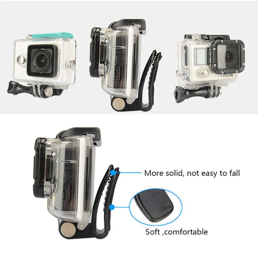 EKENCAM мини Крепление на шляпу для GoPro Max Hero 9 8 7 6 5 Insta360 OneR OneX SJCAM EKEN DJI OSMO Yi 4K Go Pro
