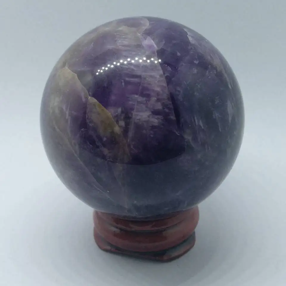70 мм Хрустальный шар чакра целебная натуральная мечта аметист коратц Сфера | Дом