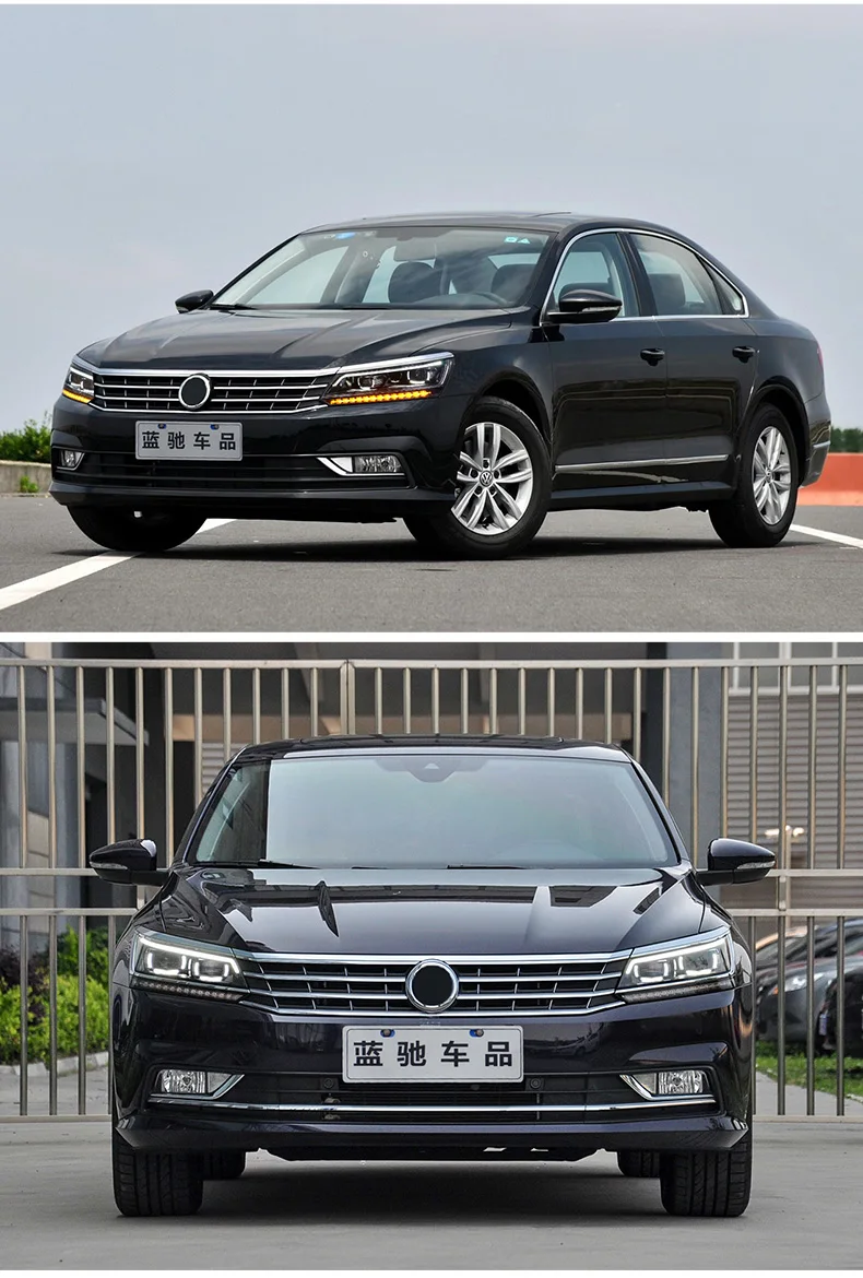 BiNFU стайлинга автомобилей для VW Passat B8 фар с HID новинка года Passat drl светодиодный HID Би-ксеноновые линзы головка луча лампа аксессуары