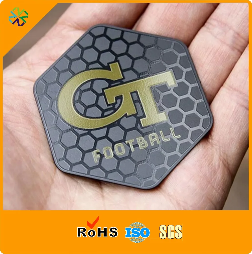 (100pcs/lot)OEM custom factory price special shape metal printing black metal tag