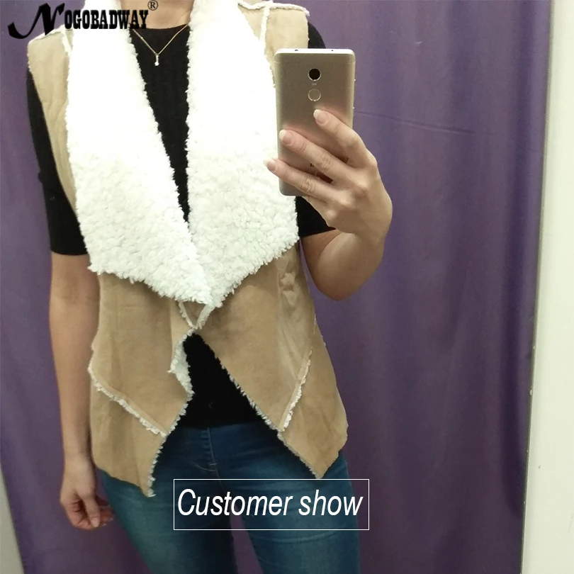 Женские замшевые жилеты из искусственного меха Женская куртка без рукавов