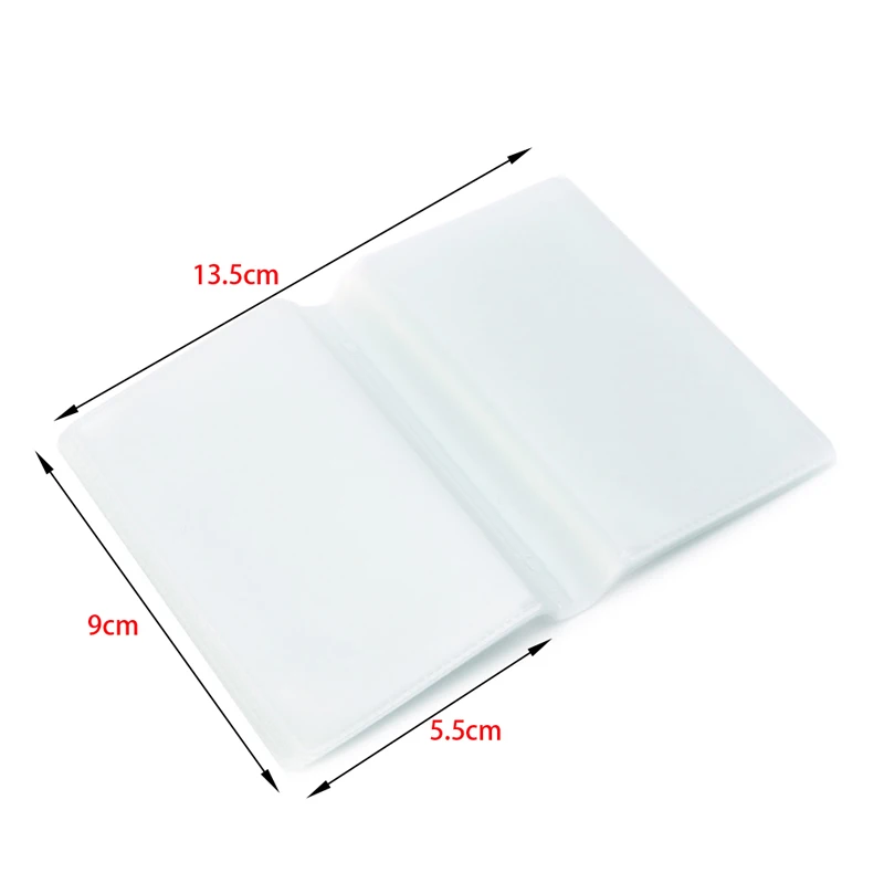 

5 x 6Page 24Card Plastic Wallet Insert For Bifold Business Credit Card Holds