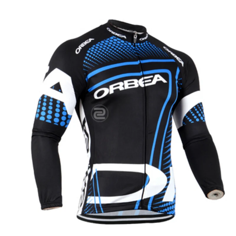 2018 Новый черный синий ORBEA команда Зима теплосберегающего флиса Ropa Ciclismo Майо