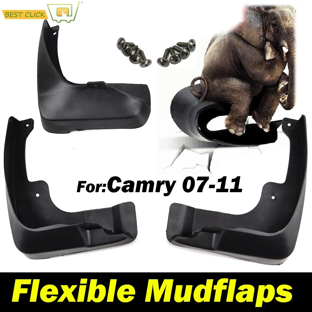 4 шт. гибкие Брызговики для Toyota Camry Altis Aurion XV40 2007 2008 2009 2010 2011 брызговики