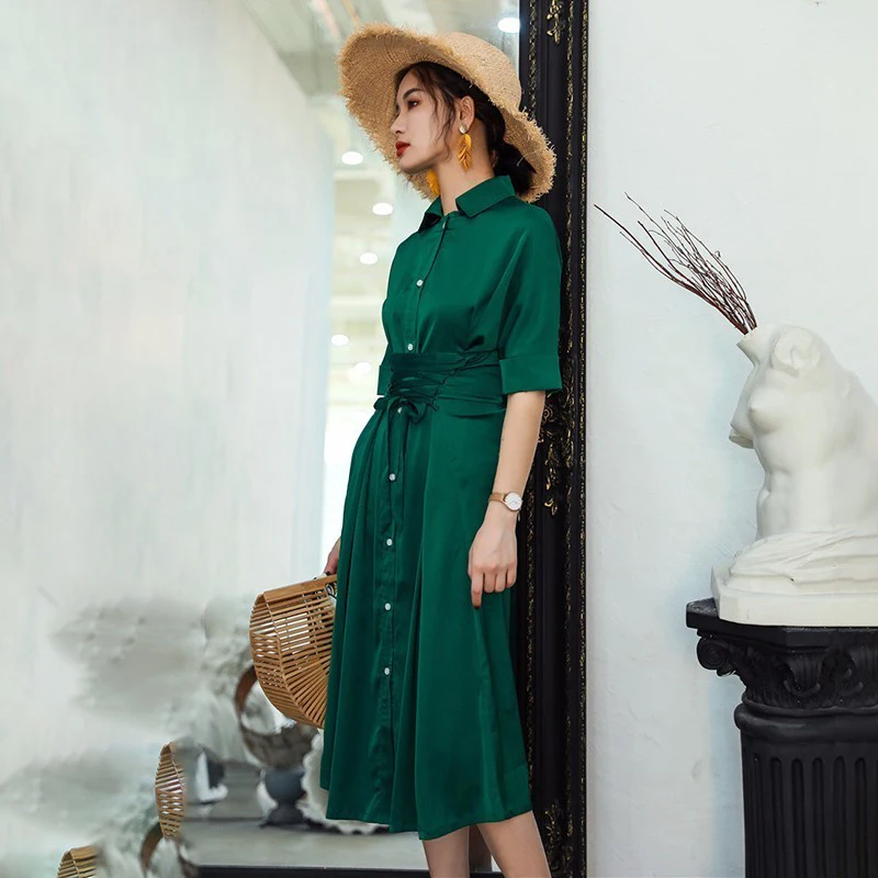 TWOTWINSTYLE, шифоновое платье, женское, на шнуровке, короткий рукав, высокая талия, сексуальное, с разрезом, длинное, летнее, женское,, модное, элегантное