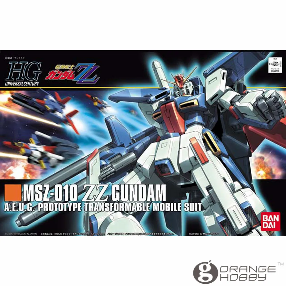 Набор моделей мобильных костюмов OHS Bandai HGUC 111 1/144 MSZ 010 ZZ gunham|model kit|assembly modelkit model |