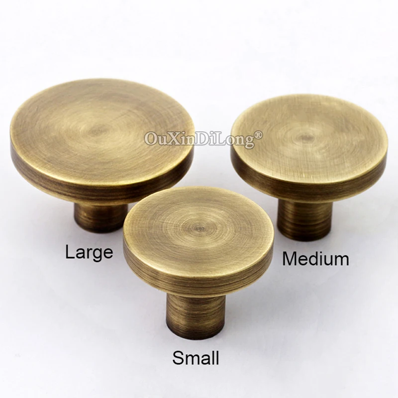Retro Vintage 20PCS Antique Solid Brass Cabinet Pulls Handles Kitchen Cupboard Wardrobe Drawer Wine and Knobs | Обустройство дома