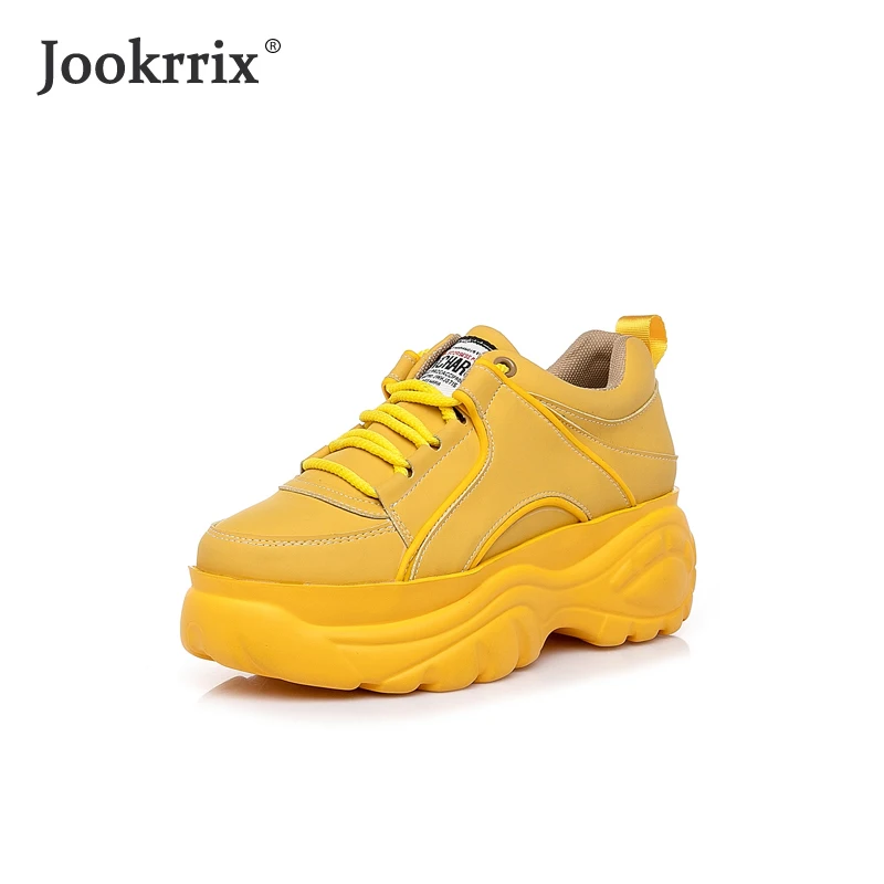 Jookrrix новинка весны 2019 модная Брендовая женская обувь белого цвета женские