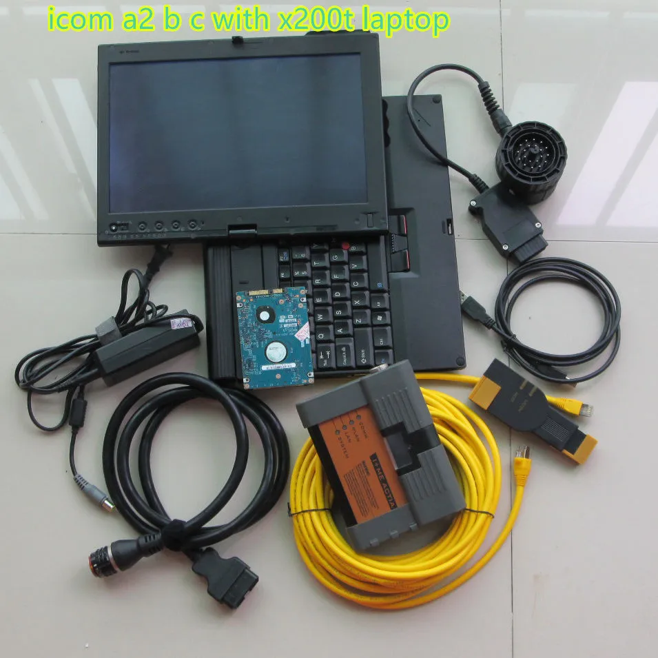 Новый для BMW icom a2 b c с программным обеспечением 2019 07 v (ista d 4 17 ista p 3 66) plus ноутбук x200t 4g
