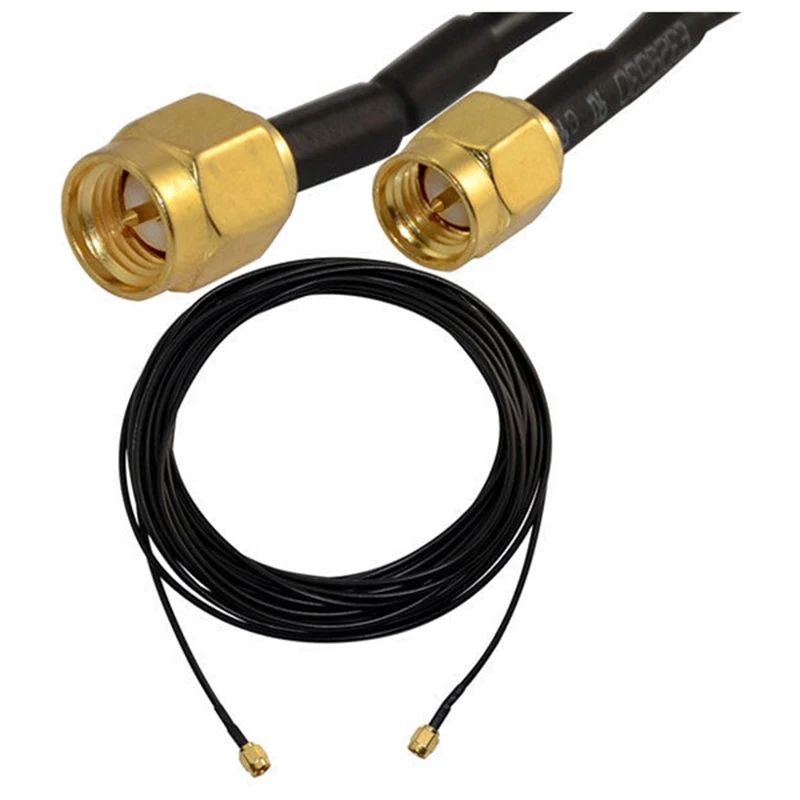 10 м SMA штекер M Разъем RF коаксиальный Pigtail RG174 удлинитель золото Прямая